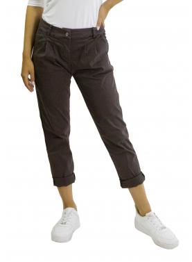 Chino con pence in cotone pesante